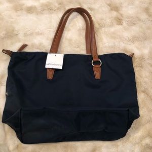 NWT Liz Claiborne Navy Blue Tote